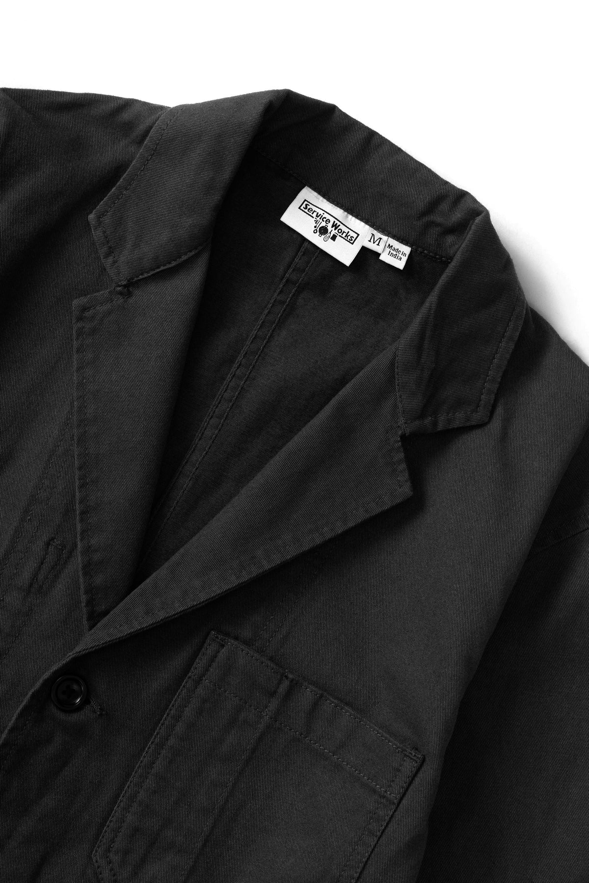 Service Works, Twill Server Suit Jacket, Black
