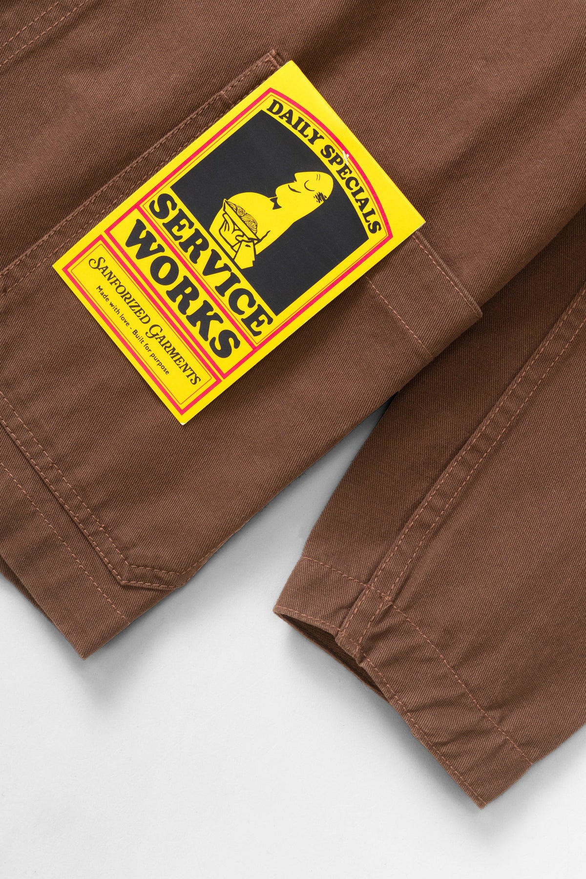 Service Works, Twill Server Suit Jacket, Brown