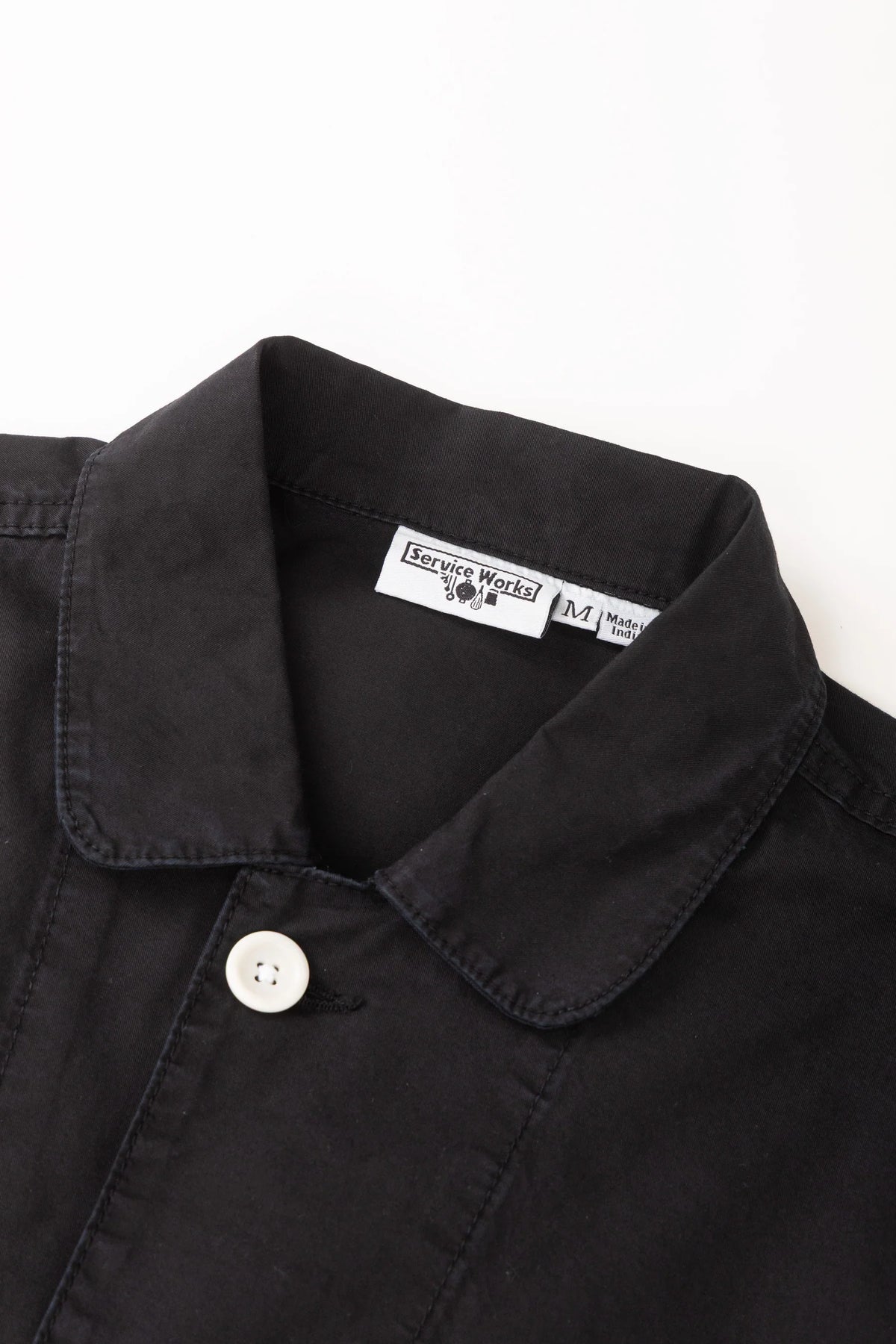 Service Works, Tech Twill Easy Chef Shirt, Black