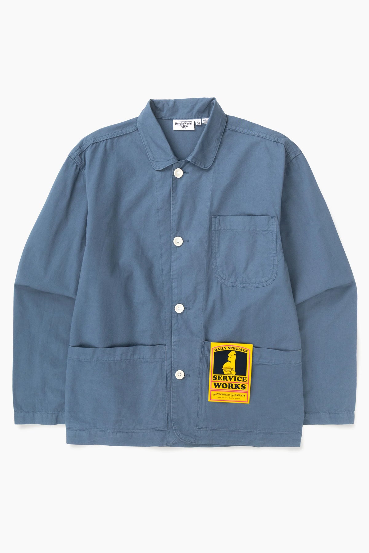 Service Works, Tech Twill Easy Chef Shirt, Slate