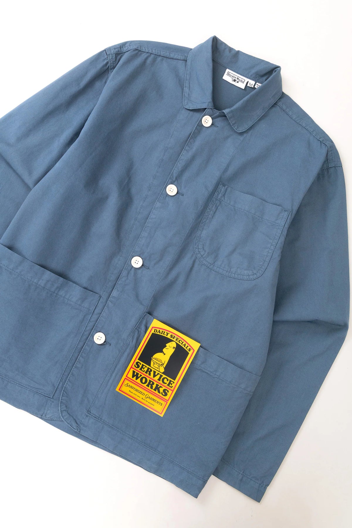 Service Works, Tech Twill Easy Chef Shirt, Slate