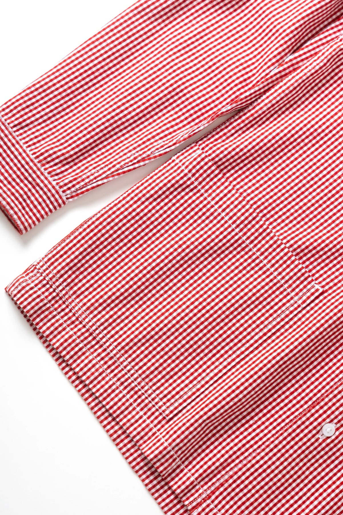 Service Works, Gingham Waiter Shirt, Red