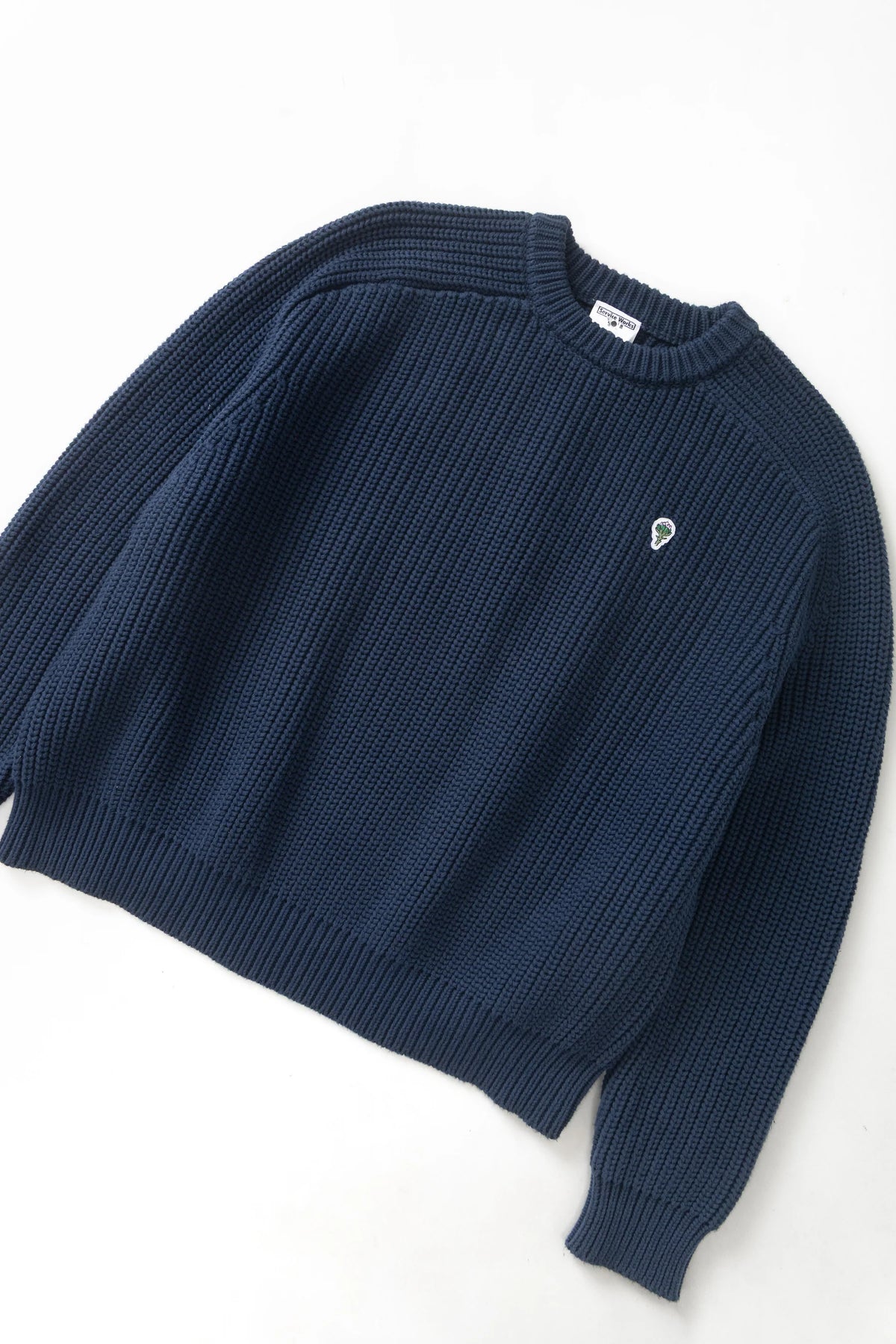 Service works, Artichoke Chunky Knit, Navy