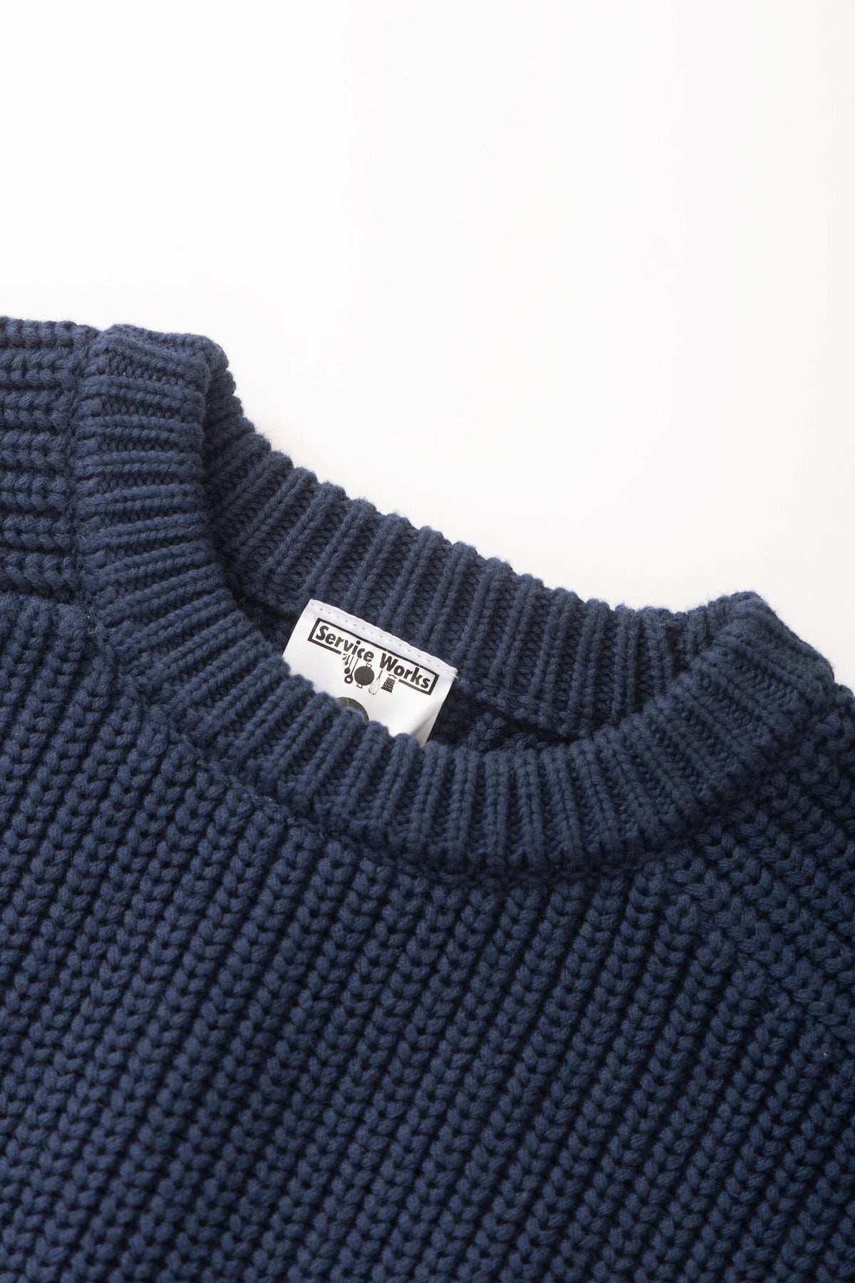 Service works, Artichoke Chunky Knit, Navy