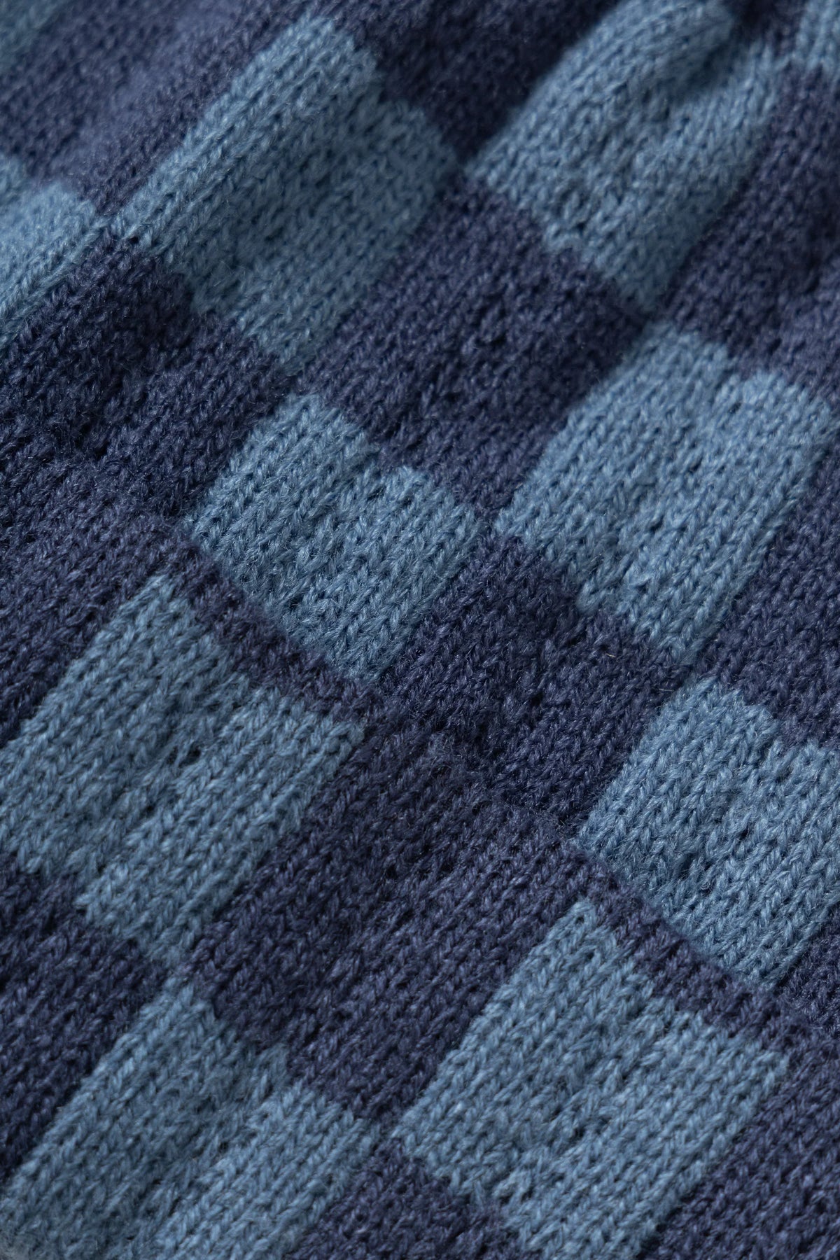 Service Works, Chunky Check Beanie. Navy