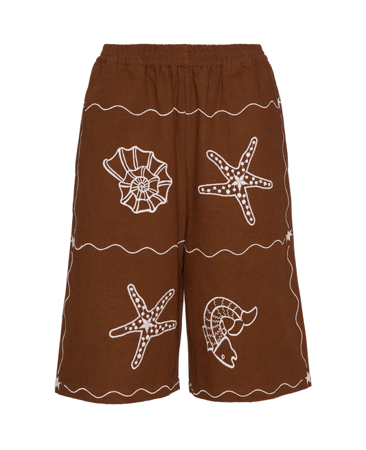 Sissel Edelbo, Seashell Shorts, Soft Brown