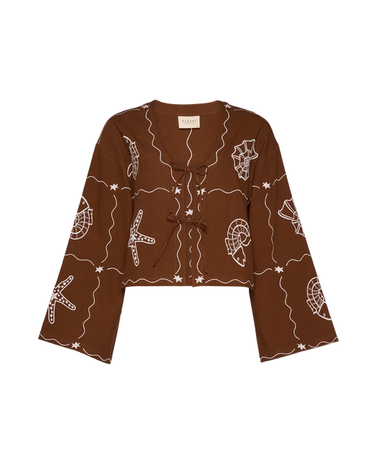 Sissel Edelbo, Seashell Top, Soft Brown