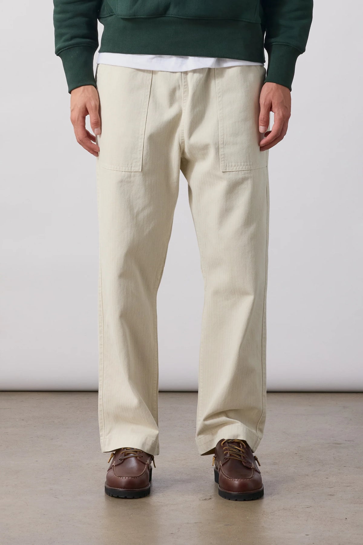 Service Works, Pigment Herringbone Chef Pants, Bone