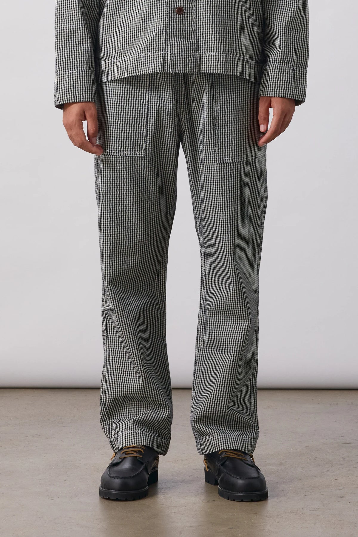 Service Works, House Gingham Chef Pants, Black