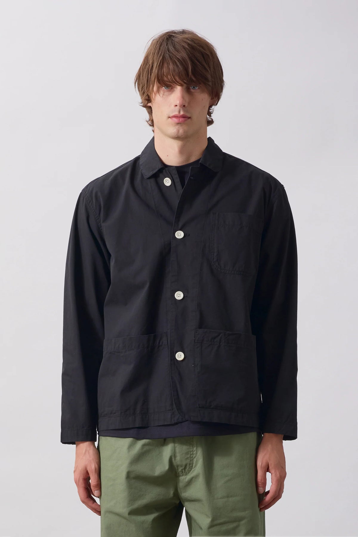 Service Works, Tech Twill Easy Chef Shirt, Black