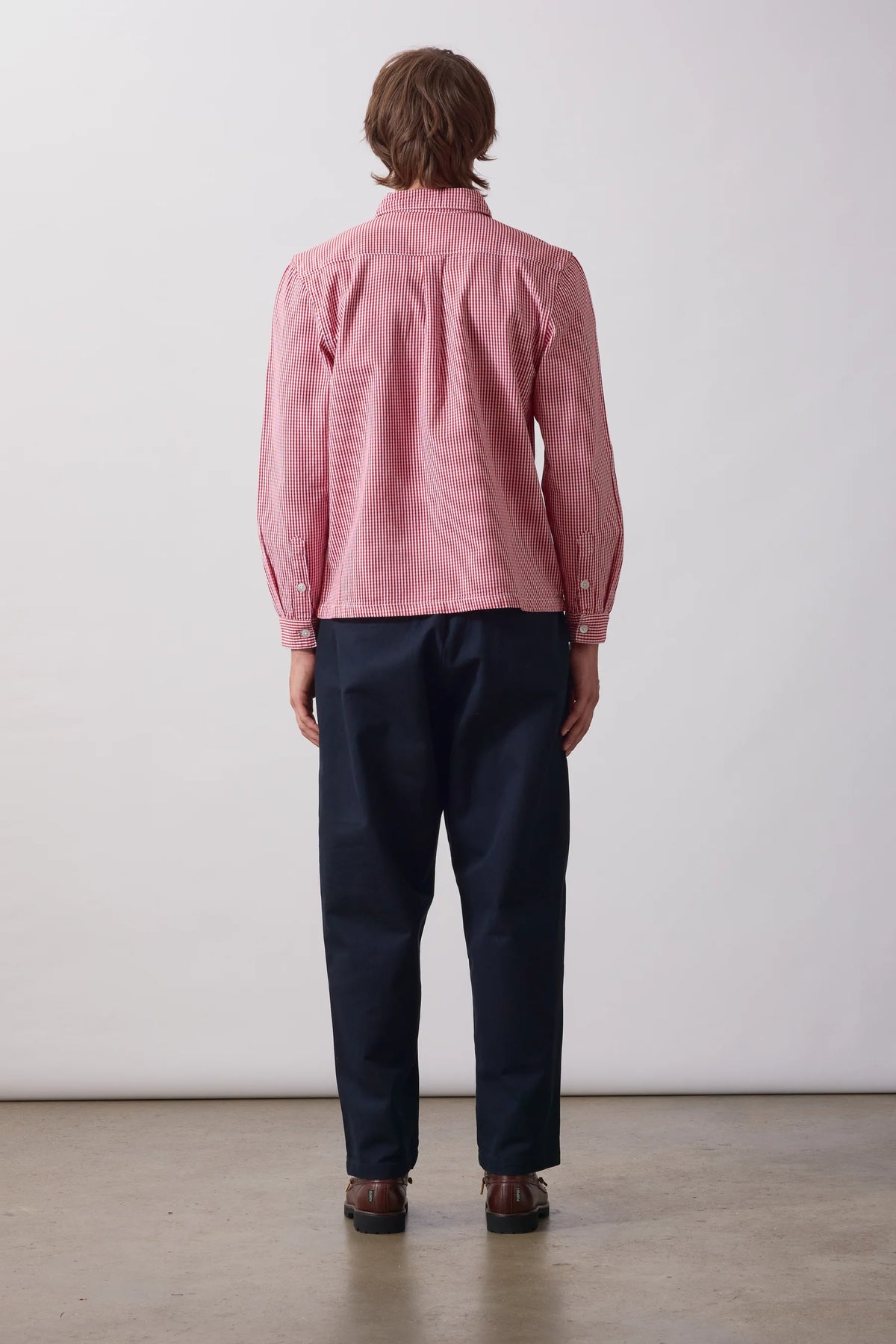 Service Works, Gingham Waiter Shirt, Red