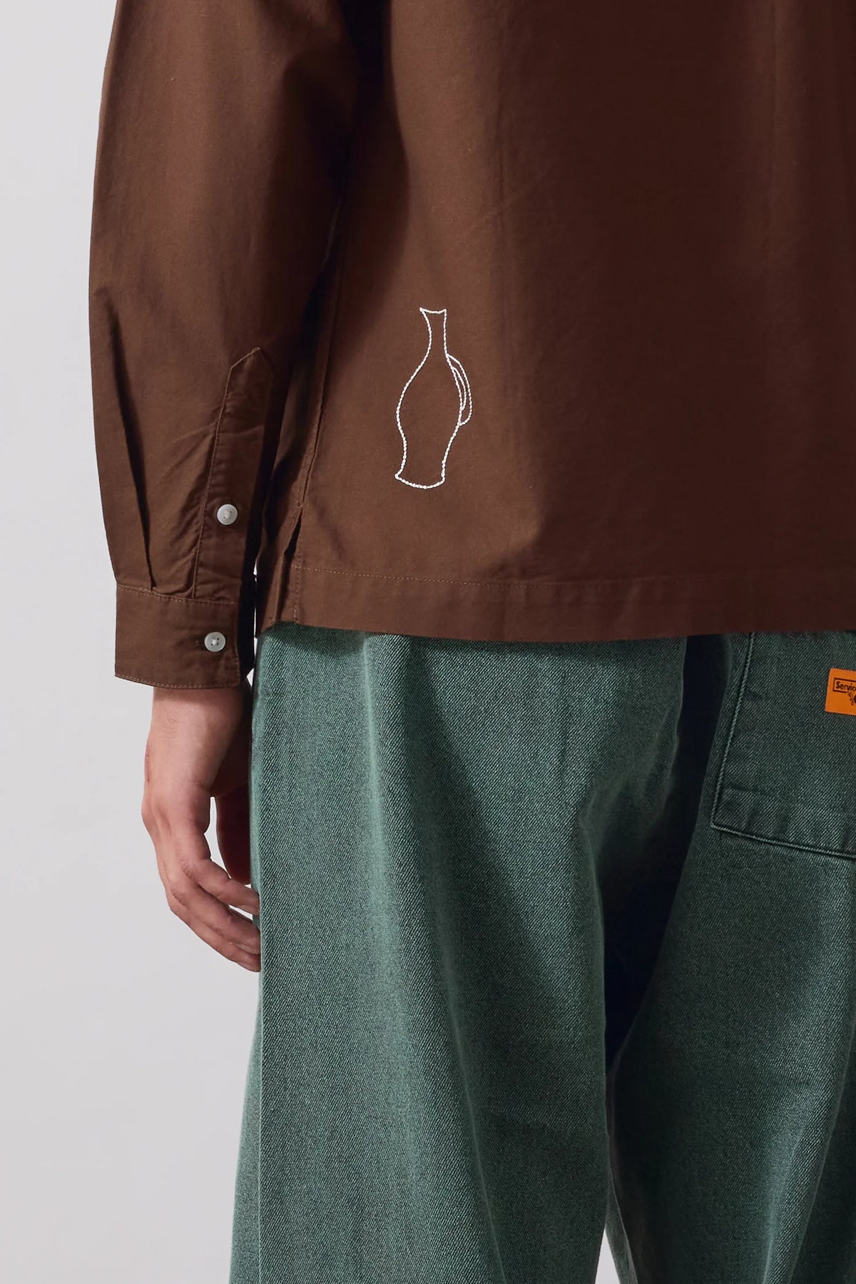 Service Works, Ceramic Resort Shirt, Brown
