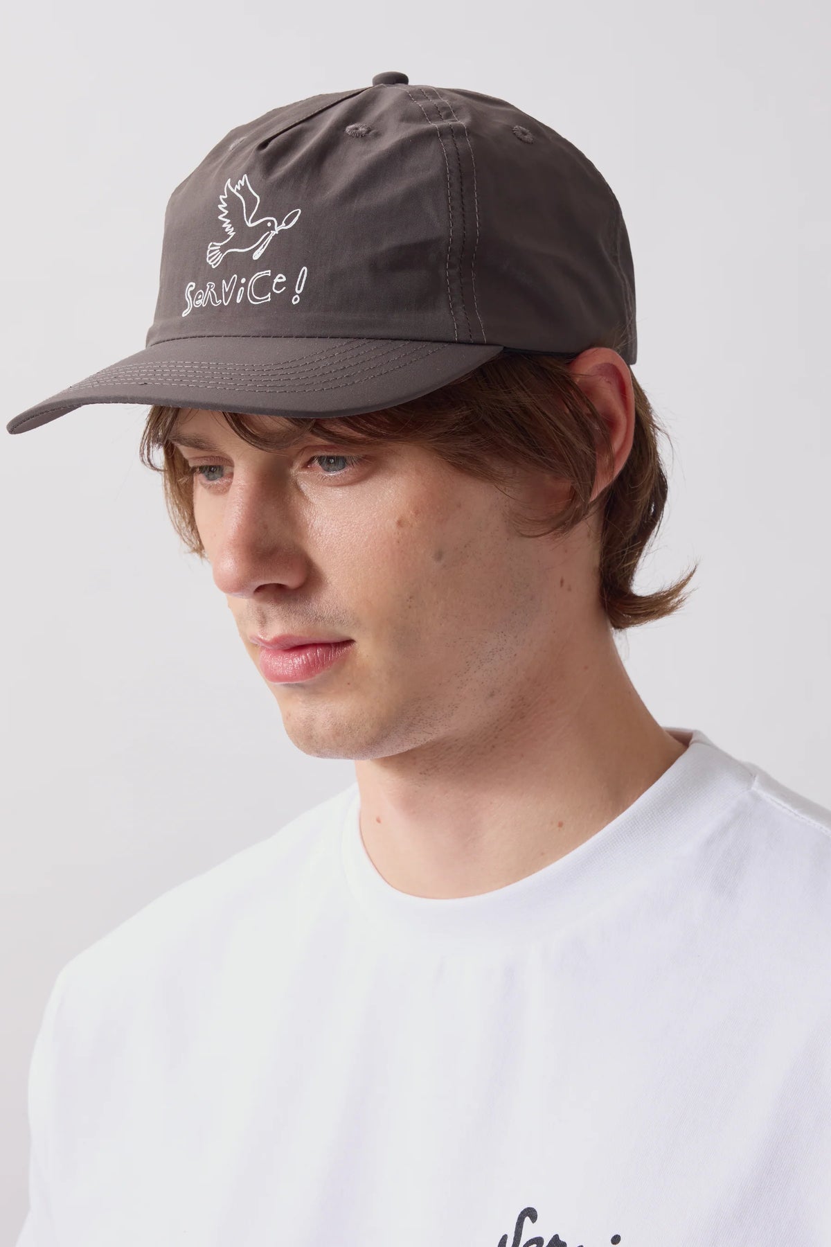 Service works, Nylon Dove Cap, Brown