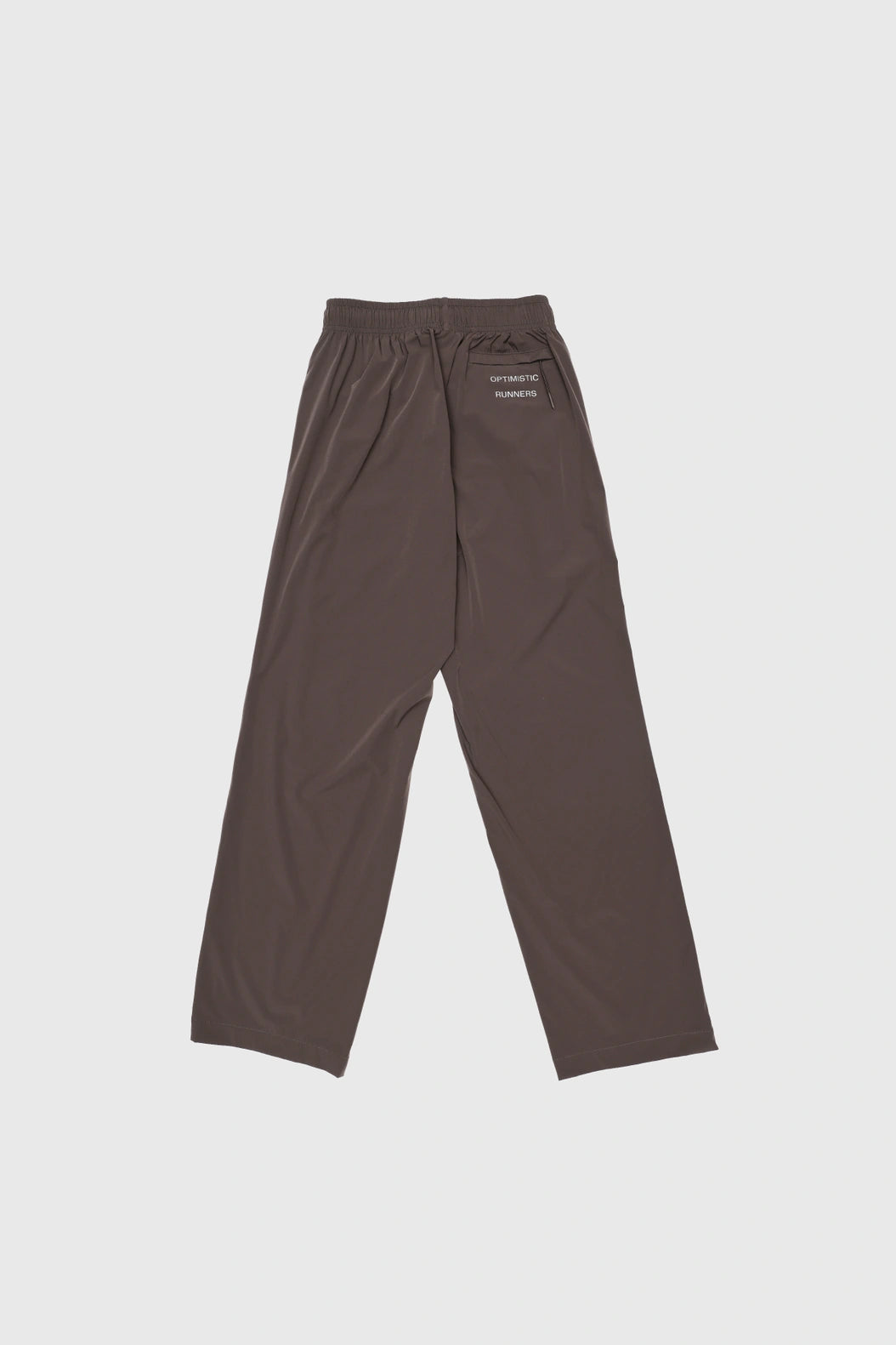 Optimistic Runners, Side Striped Wide Pants, Brown