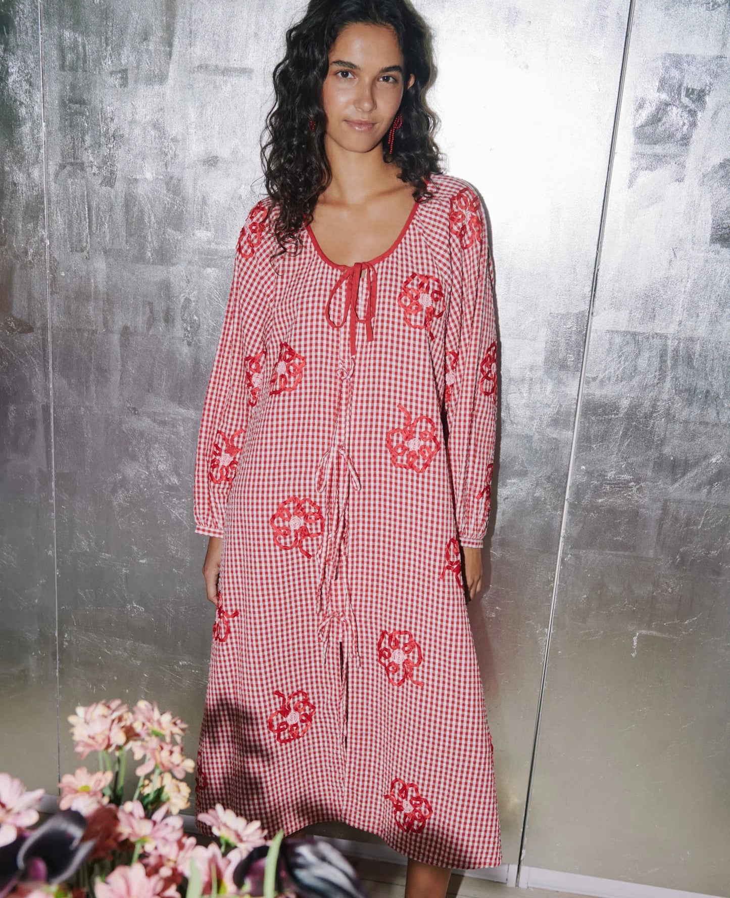 Sissel Edelbo,  SUNNY DRESS, RED CHECKS