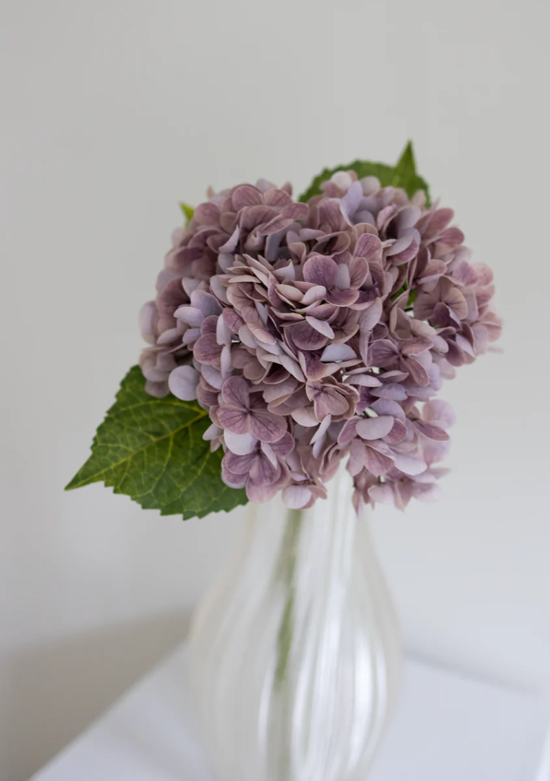 Bloom Objects, Kunstig Hortensia, Lyselilla