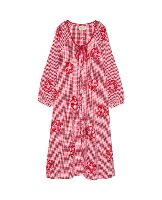 Sissel Edelbo,  SUNNY DRESS, RED CHECKS