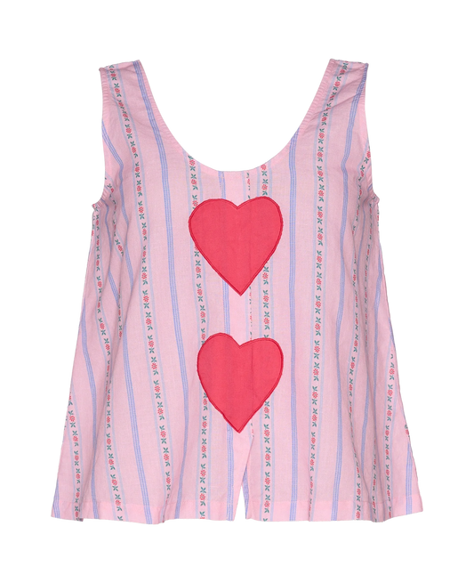 Sissel Edelbo, Sweetheart Strap Top, Vintage Rose