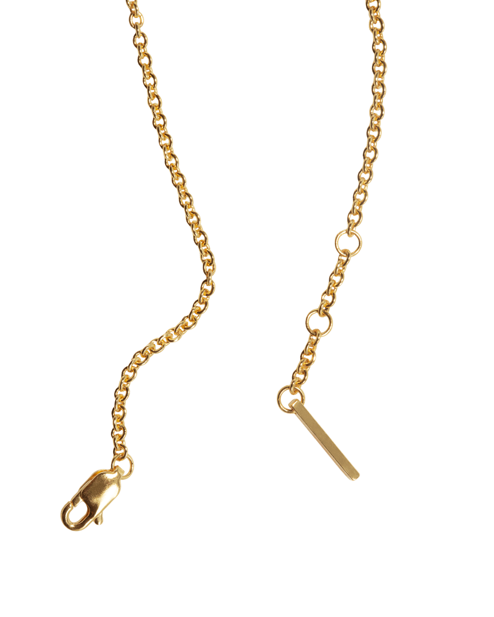 Jane Kønig, Tied Heart Necklace, Guld