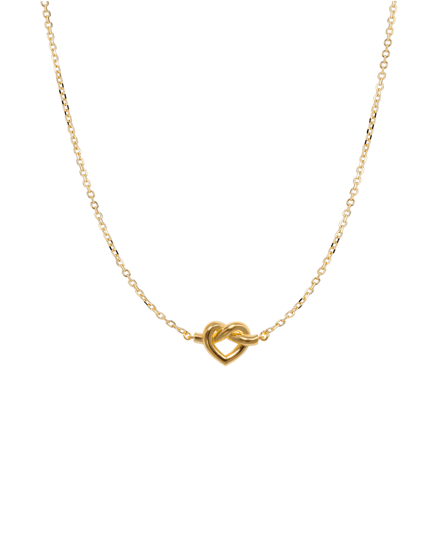 Jane Kønig, Tied Heart Necklace, Guld