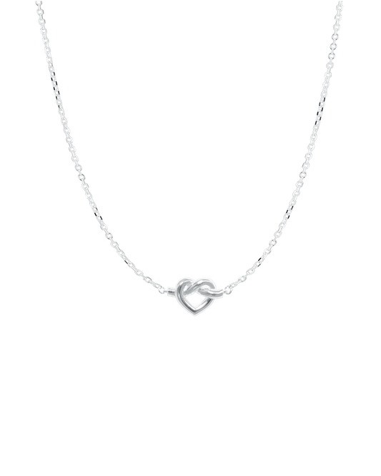 Jane Kønig, Tied Heart Necklace, Sølv