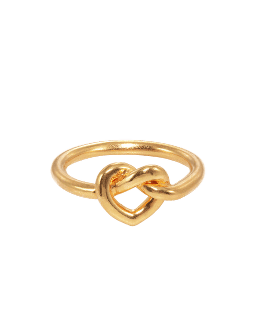Jane Kønig, Tied Heart Ring, Guld