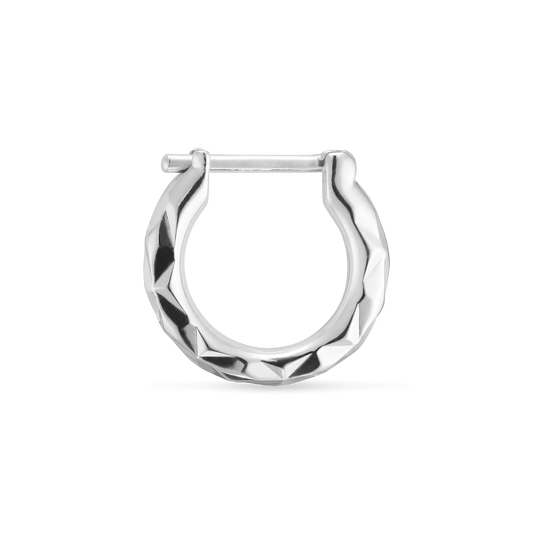 Jane Kønig, TINY RHOMBUS EARRING, Sølv