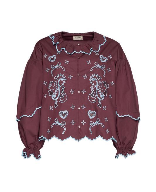 Sissel Edelbo, Tone Shirt, Wine