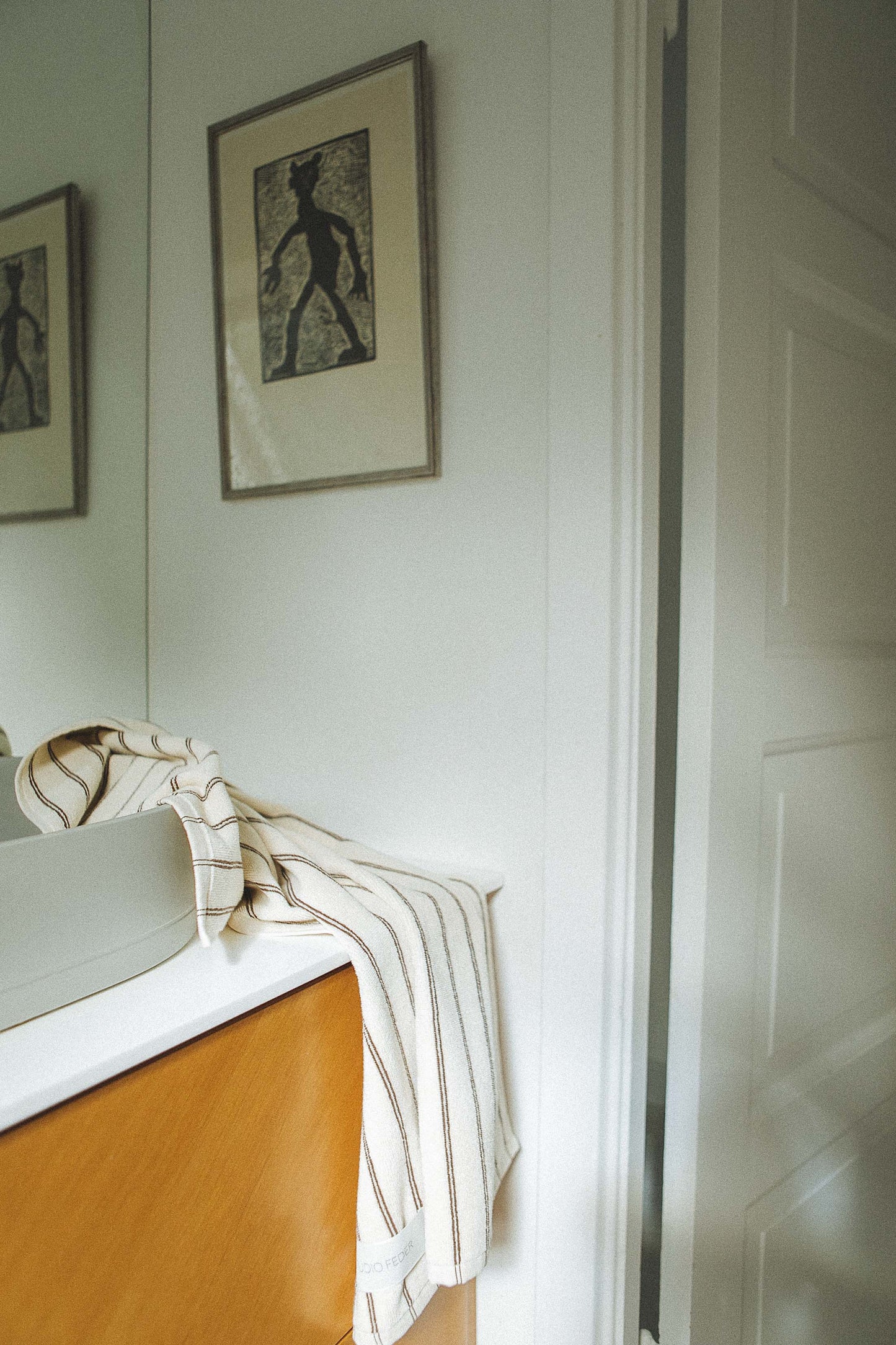 Studio Feder, Una Towel, Brown Rain