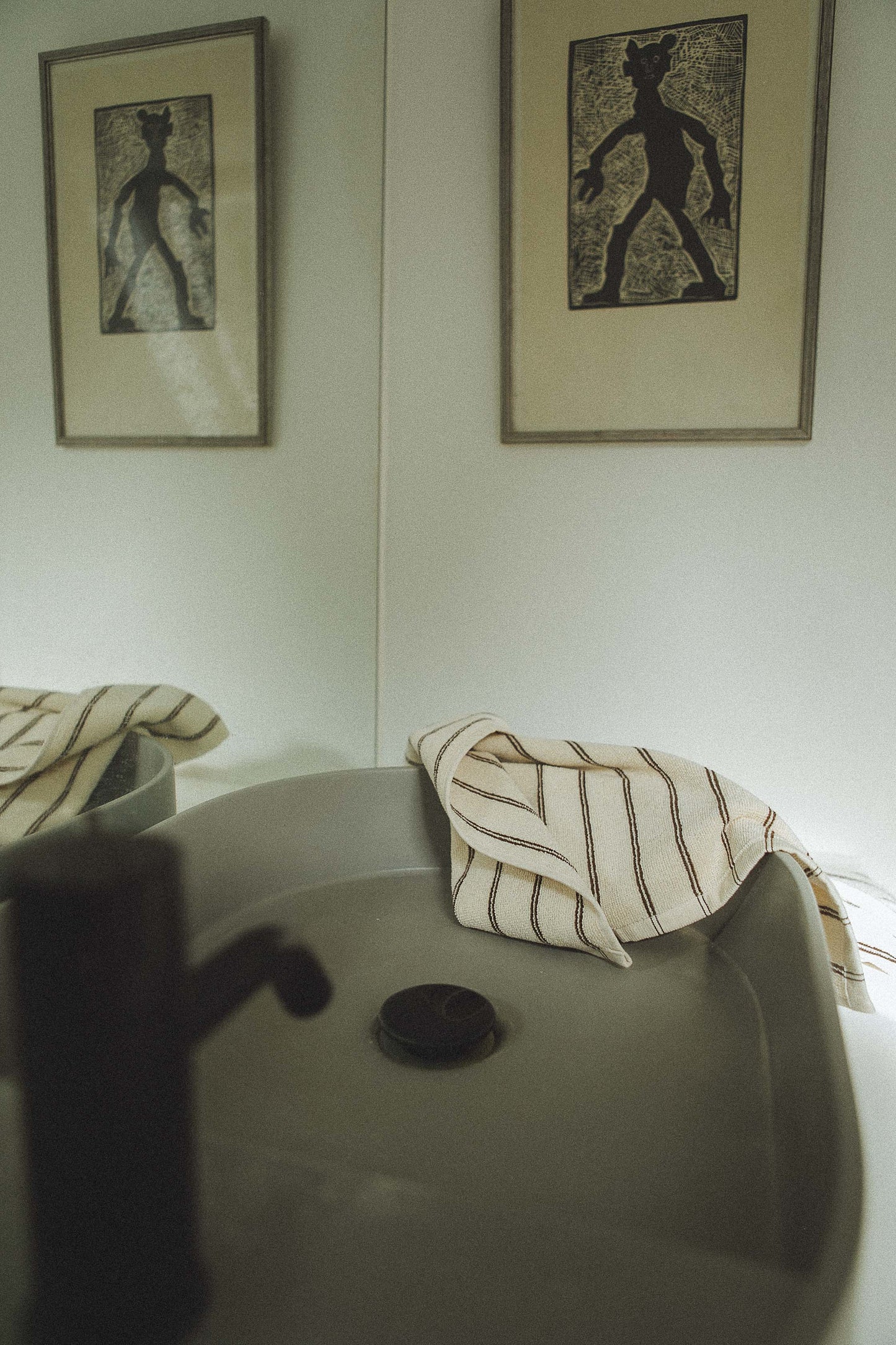 Studio Feder, Una Towel, Brown Rain