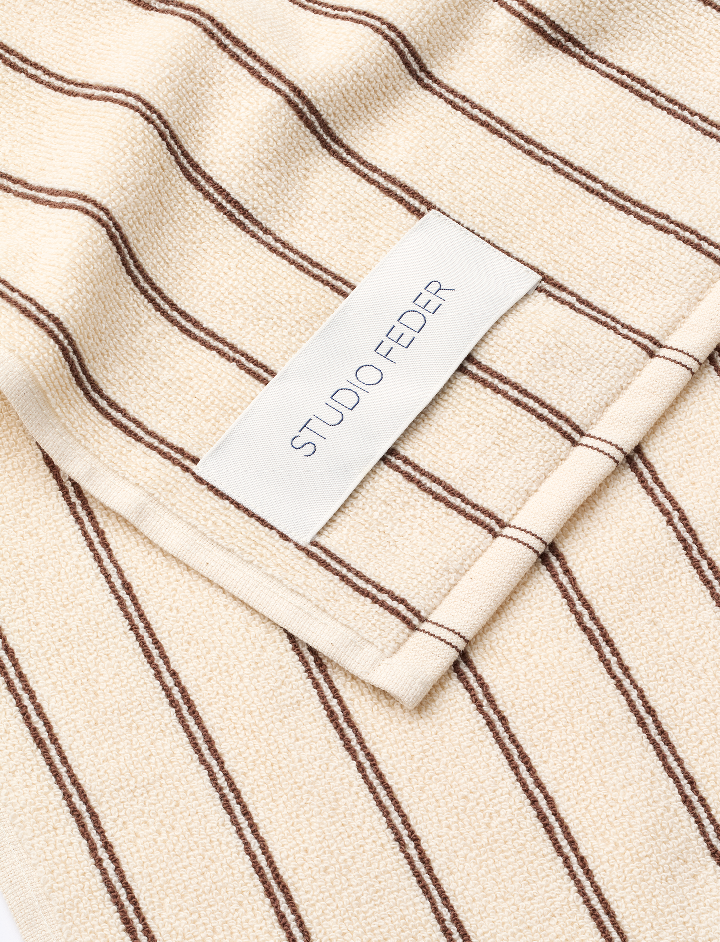 Studio Feder, Una Towel, Brown Rain