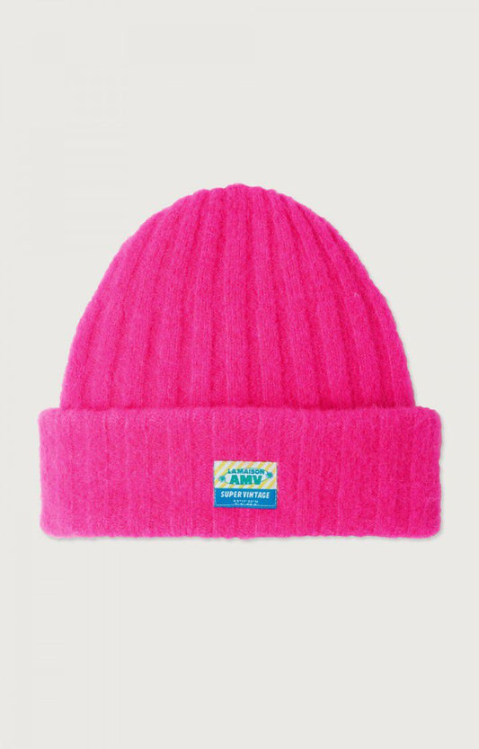 American Vintage, Vitow Beanie, Neon Pink Melange