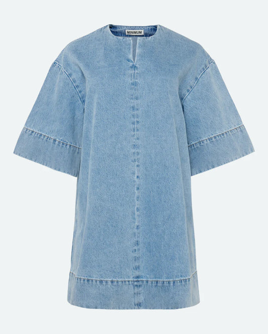 MINIMUM, Wilma Denimkjole, Light Blue