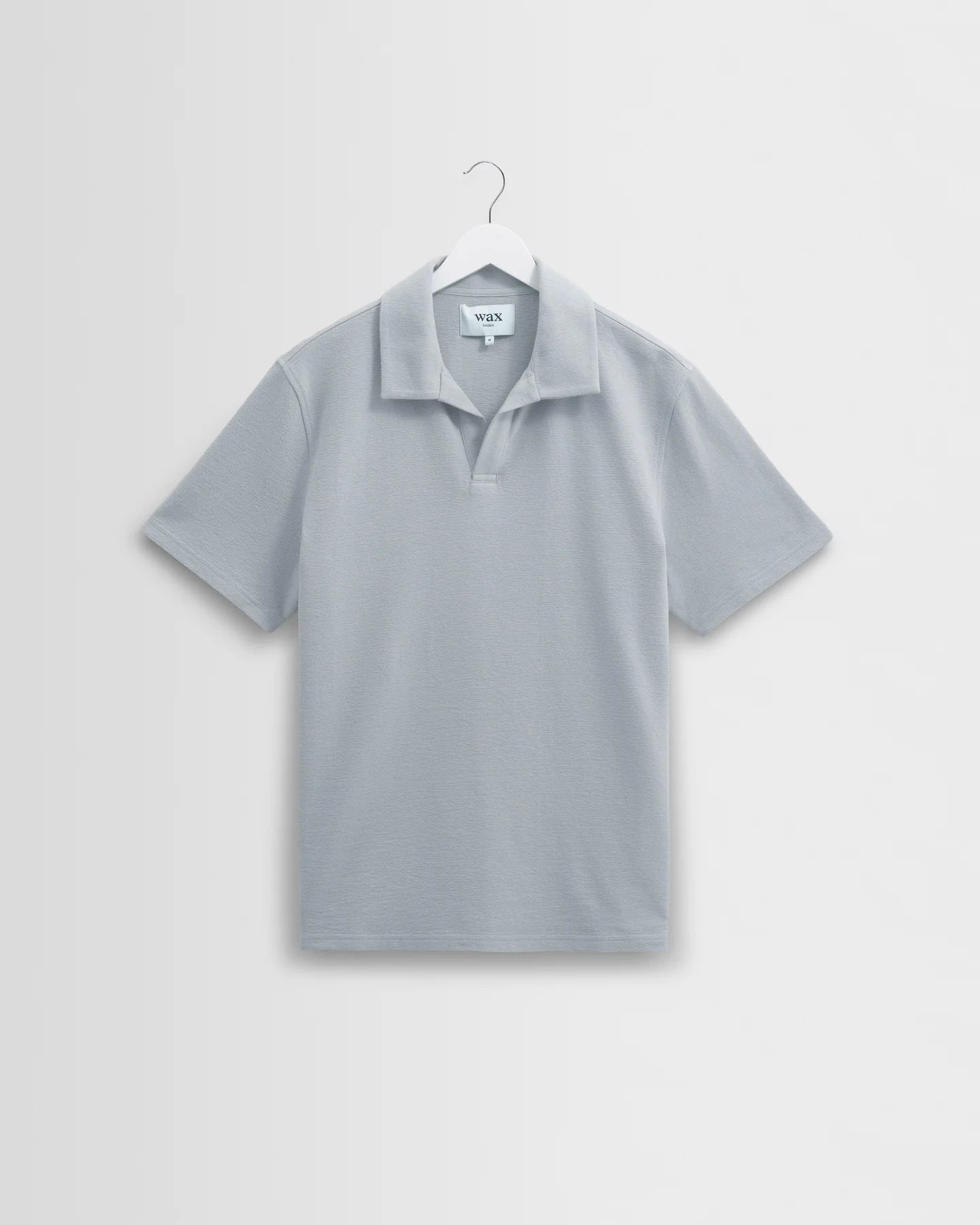 Wax London, Atwood Organic Cotton Polo Shirt, Blue