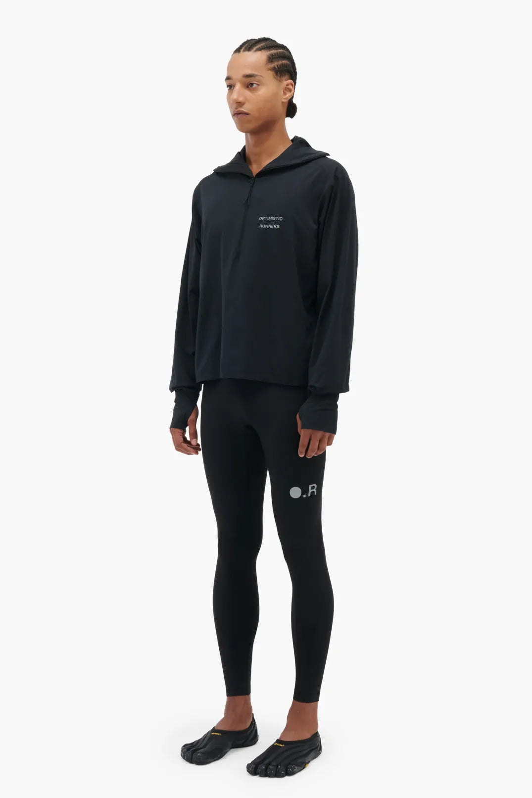Optimistic Runners, OR Unisex Tights, Black