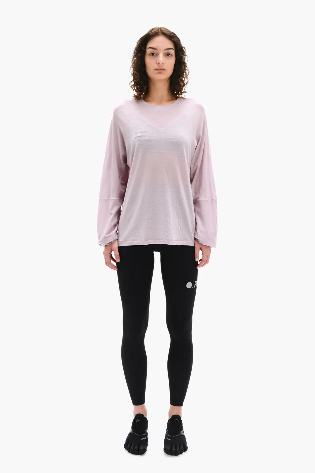 Optimistic Runners, OR Unisex Tights, Black
