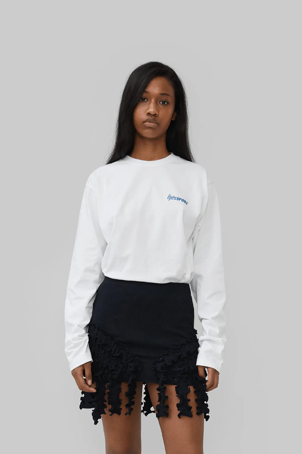 OpéraSport, MIO UNISEX LS TEE, White