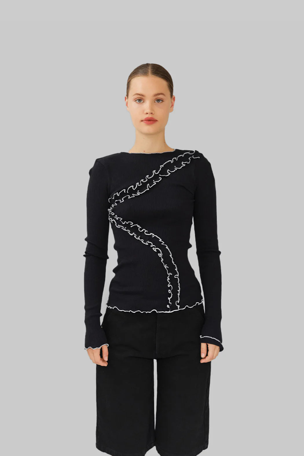 OpéraSport, GISÈLE SEAMLESS TOP, Black