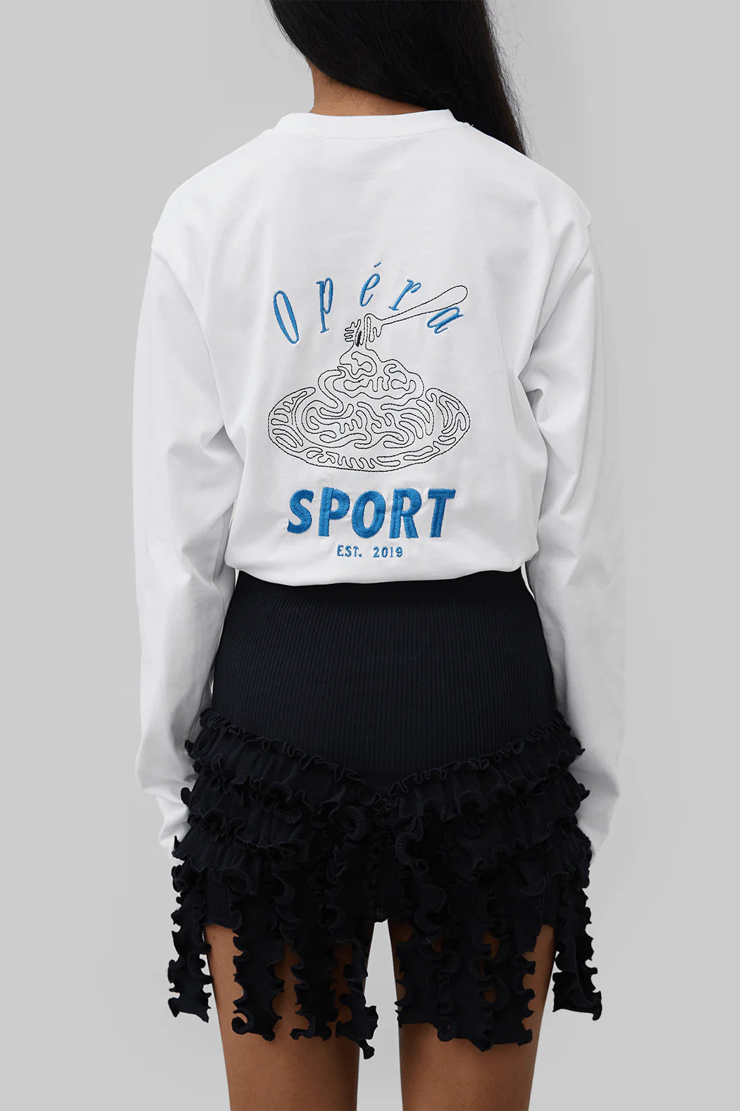 OpéraSport, MIO UNISEX LS TEE, White