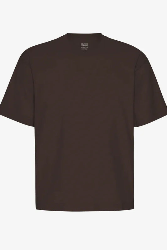 Colourful Standard, Oversized Organic T-Shirt, Coffee Brown