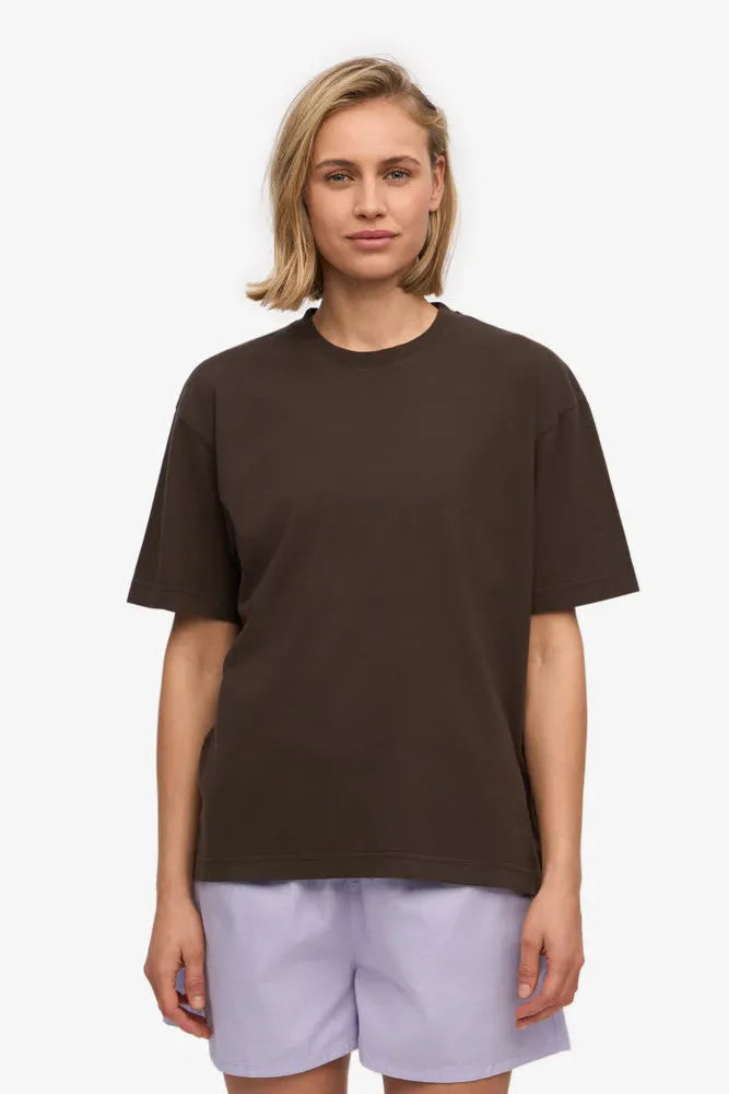 Colourful Standard, Oversized Organic T-Shirt, Coffee Brown