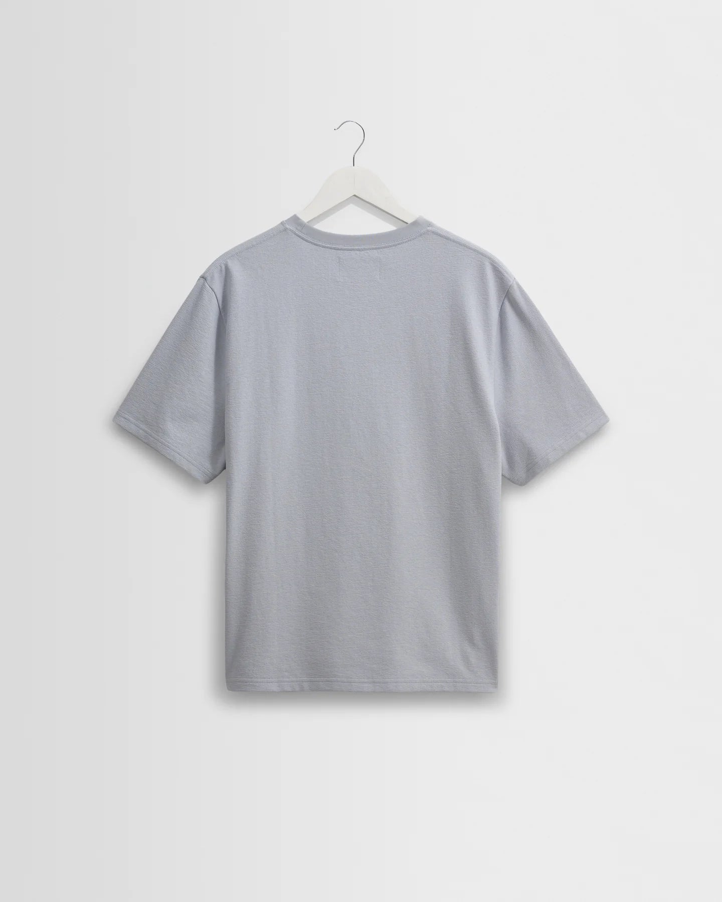 WAX London, Dean Textured Organic Cotton T-Shirt, Blue