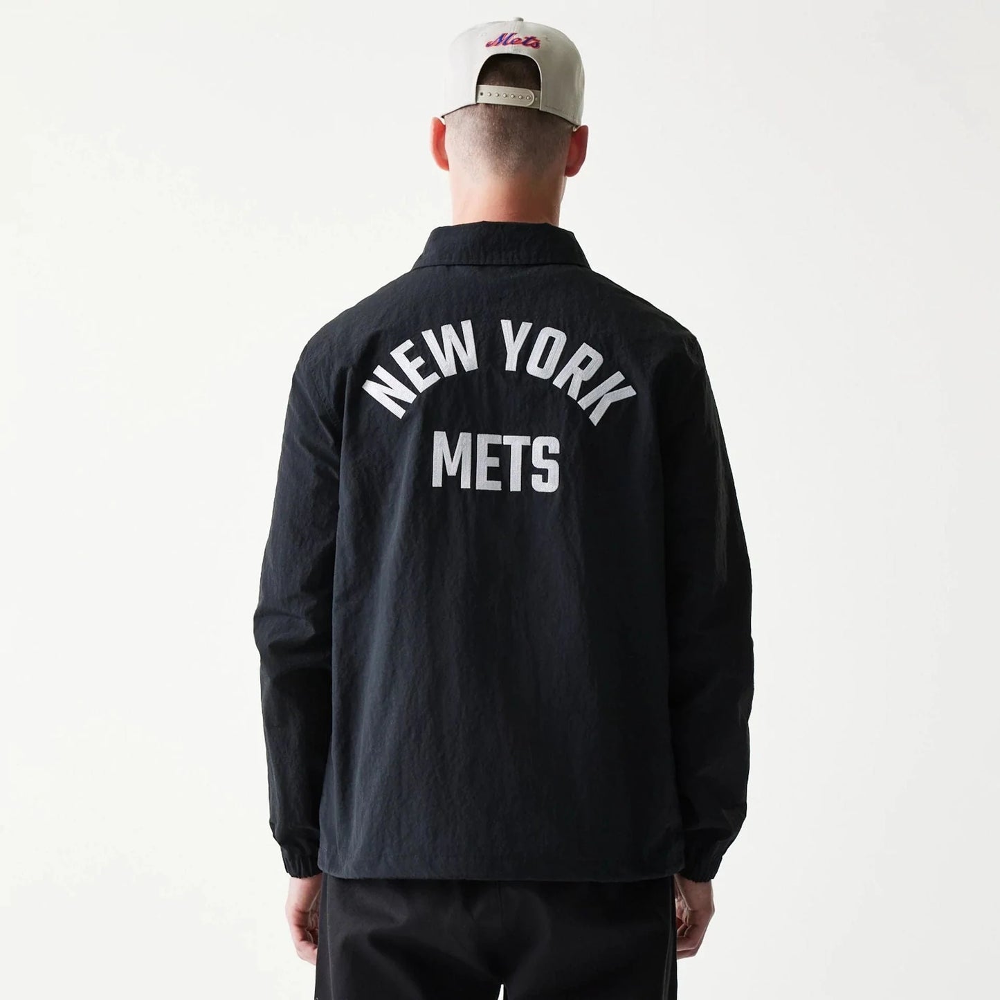 New era, New York Mets MLB Coaches Jacket, Black