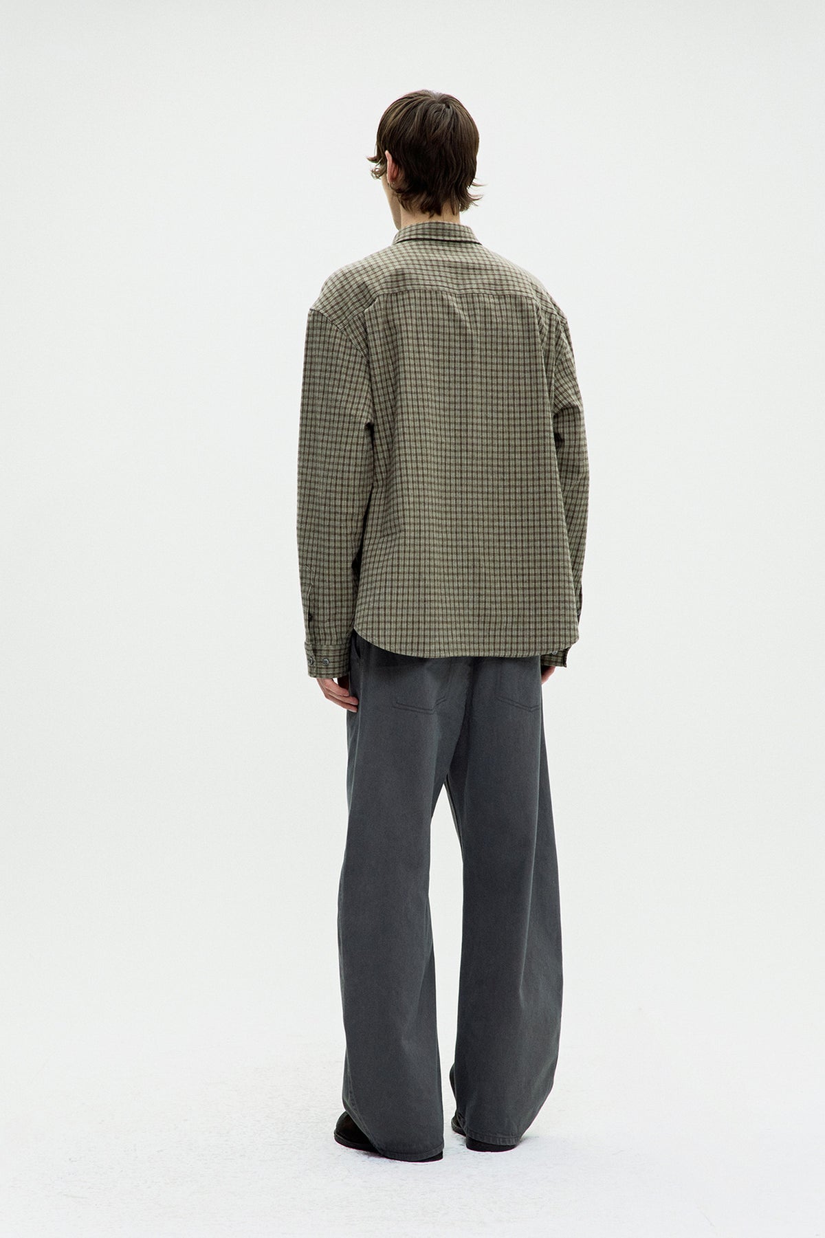 COOR,  Gun club check shirt, Sand green