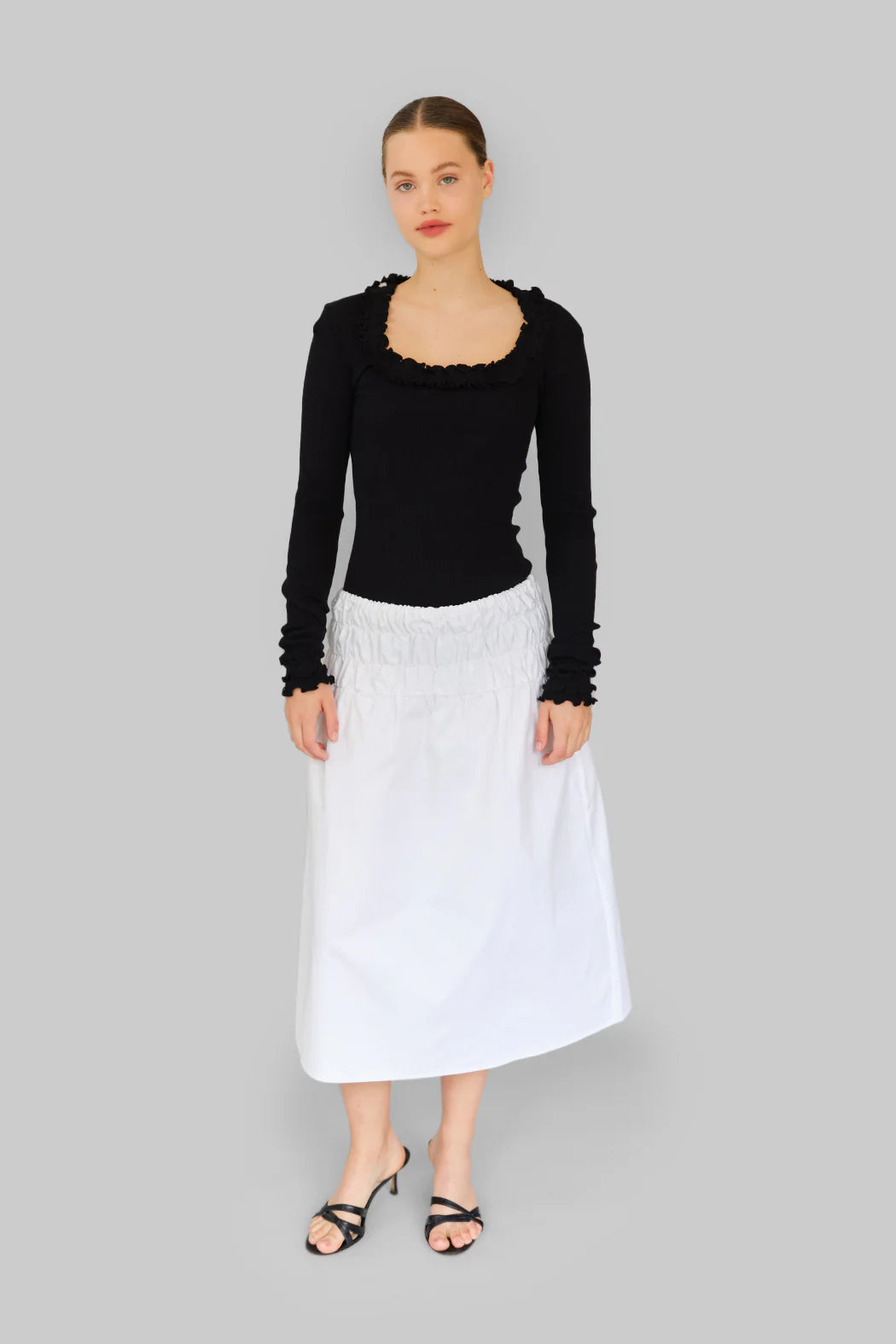 OpéraSport, ROSIE SEAMLESS TOP, Black