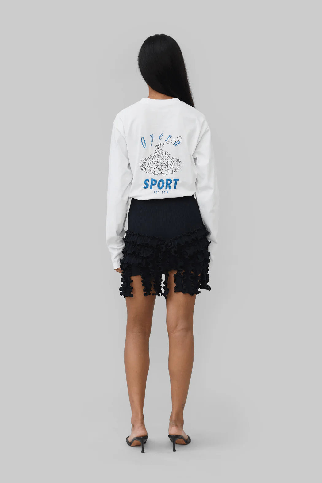 OpéraSport, MIO UNISEX LS TEE, White
