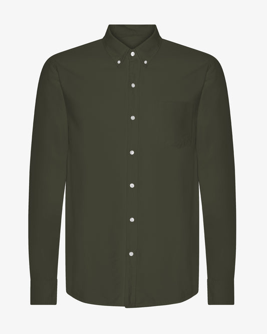 Colorful Standard, Organic Button Down Shirt, Hunter Green