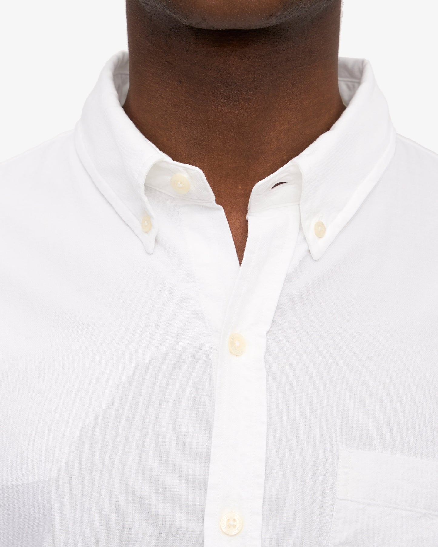 Colorful Standard, Organic Button Down Shirt, Optical White