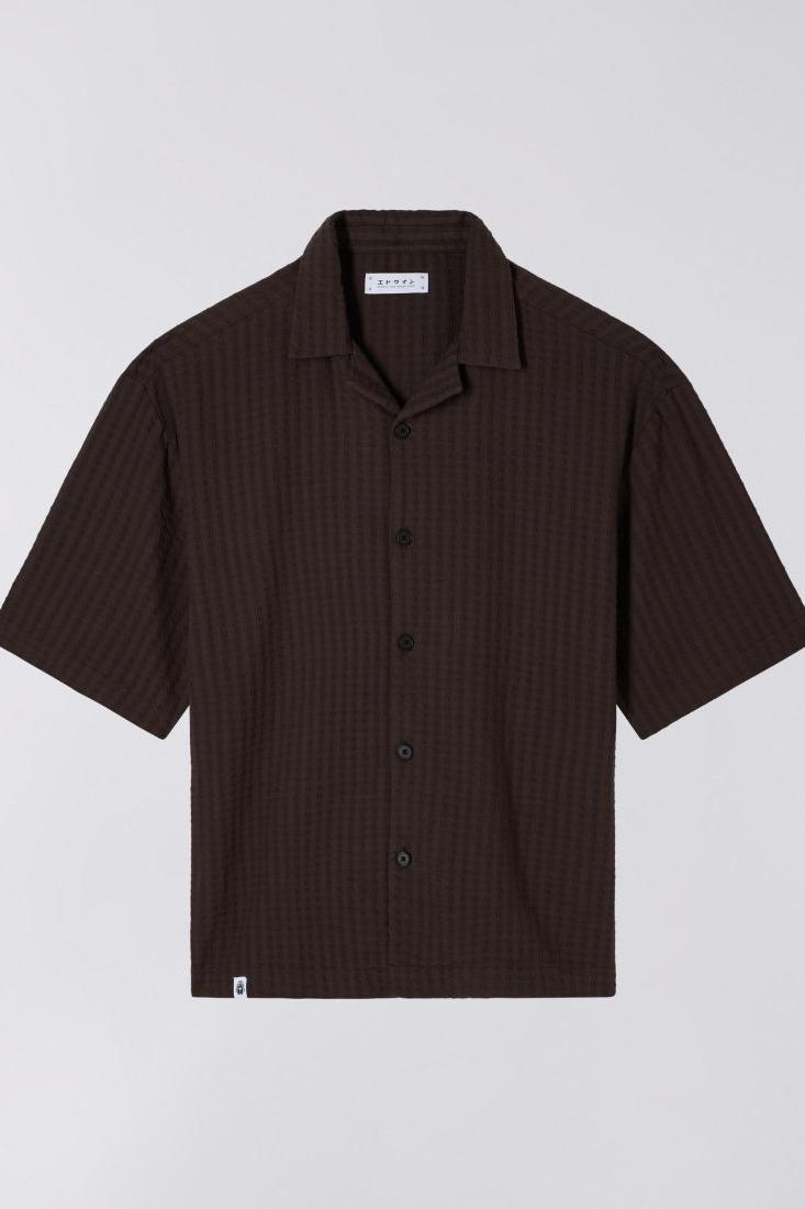 EDWIN, Saga Shirt SS, Brown