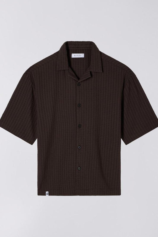EDWIN, Saga Shirt SS, Brown